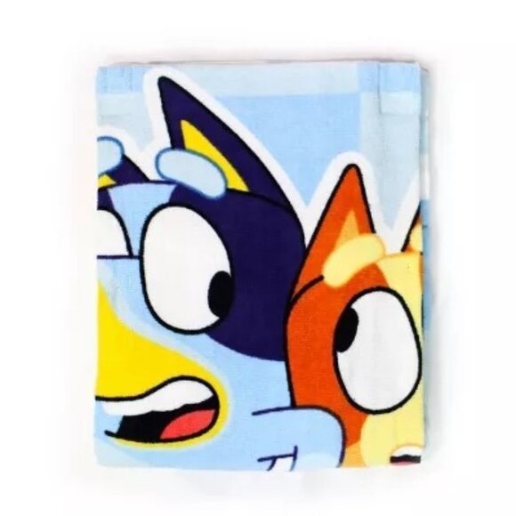 Bluey & Bingo  Beach Towel 100% Cotton 28" X 58" Kids Cartoon Design - Picture 4 of 7